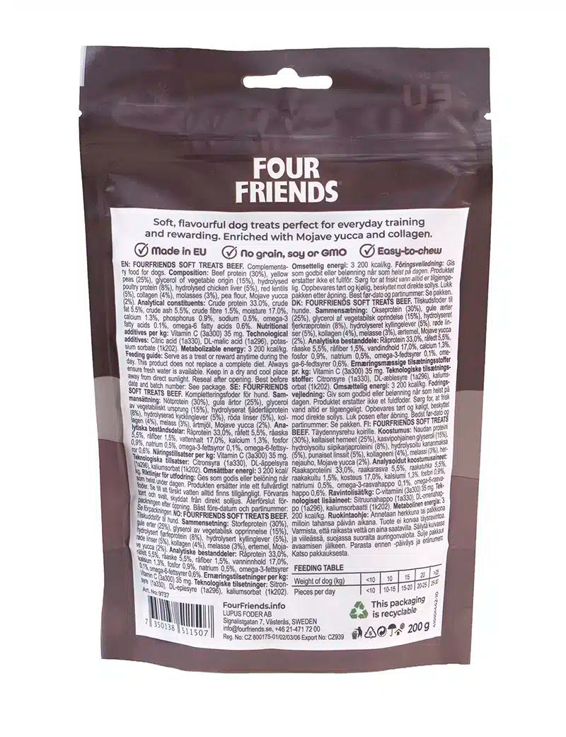 Four Friends Soft Treats Beef