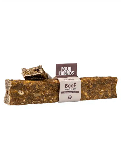 Four Friends Natural Chews Beef Munchy Bar with Tripe