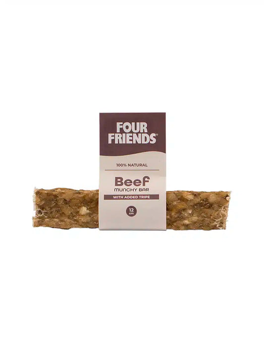 Four Friends Natural Chews Beef Munchy Bar with Tripe