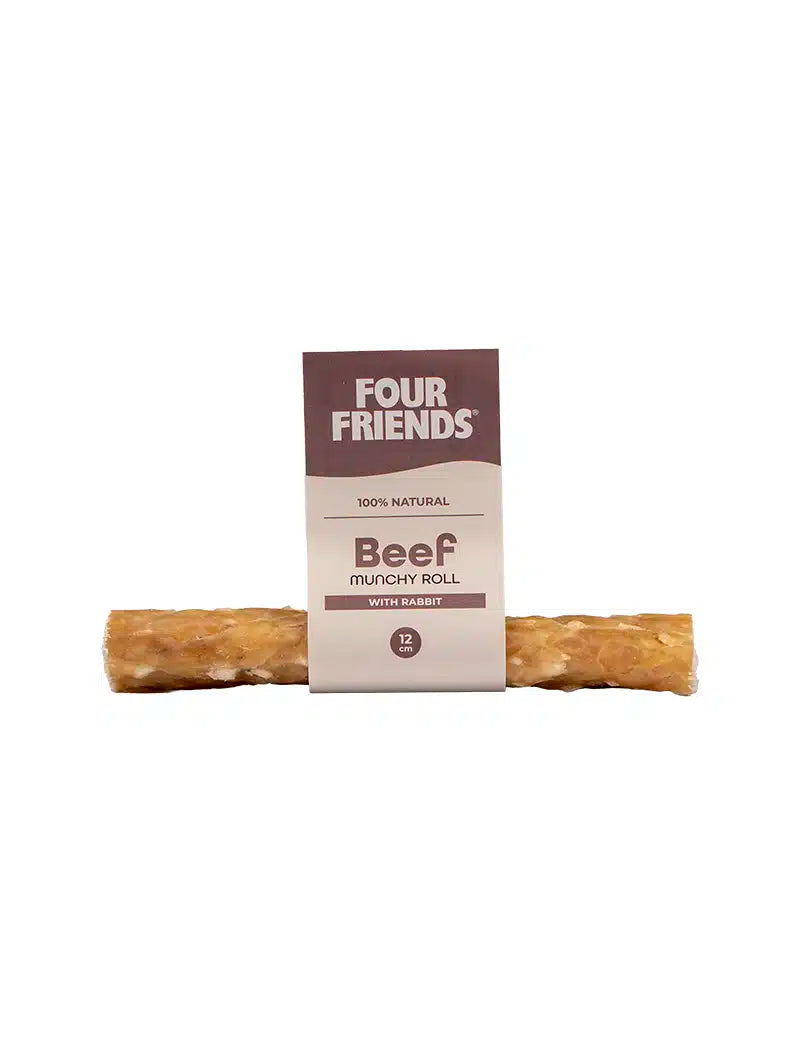Four Friends Natural Chews Beef Munchy Roll with Rabbit