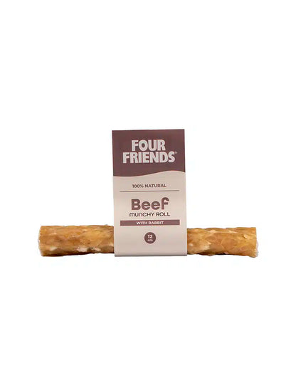 Four Friends Natural Chews Beef Munchy Roll with Rabbit