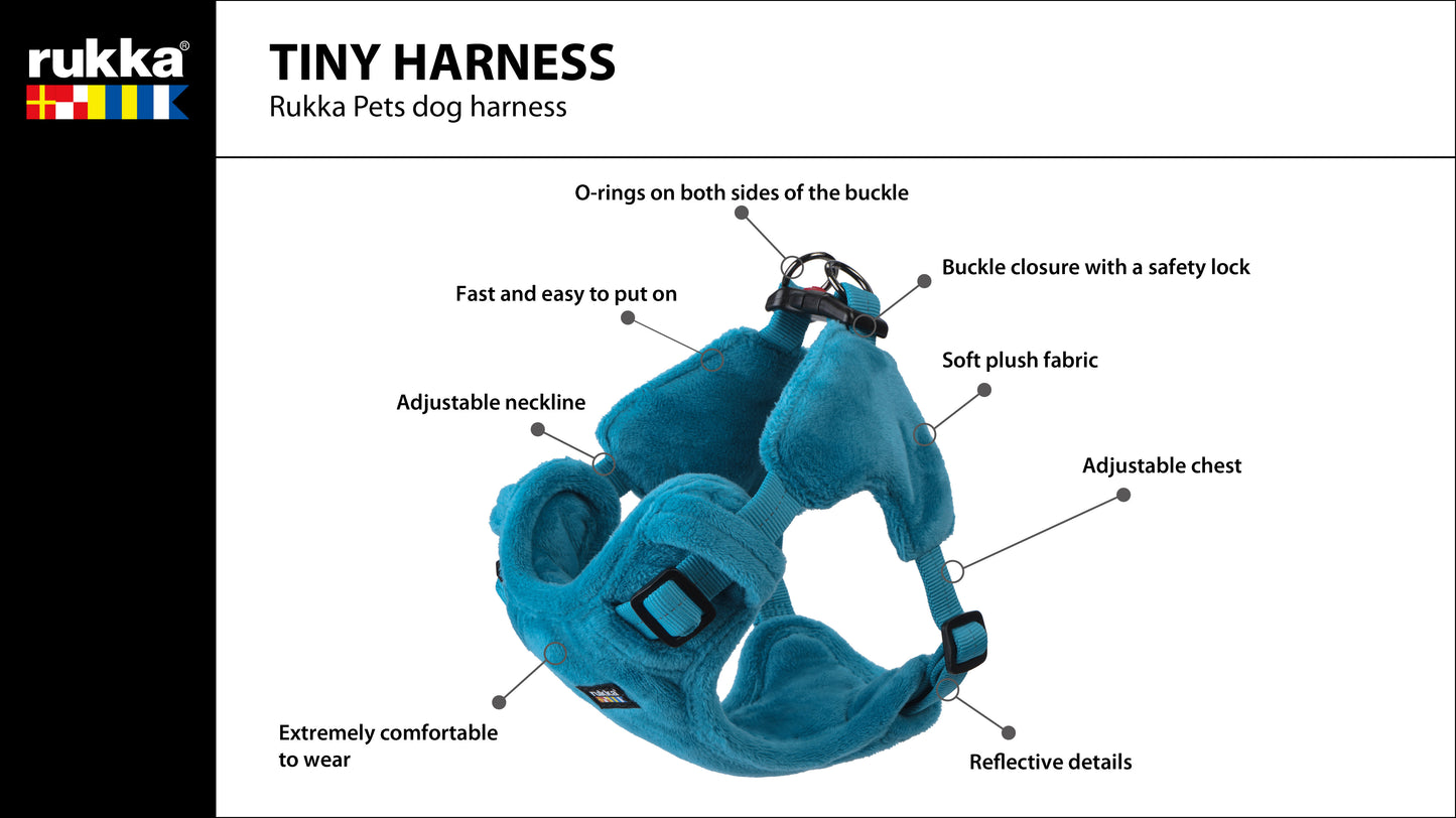 Rukka Pets Tiny Harness Ocean