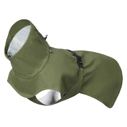 Rukka Pets Ripple Raincoat Army Green