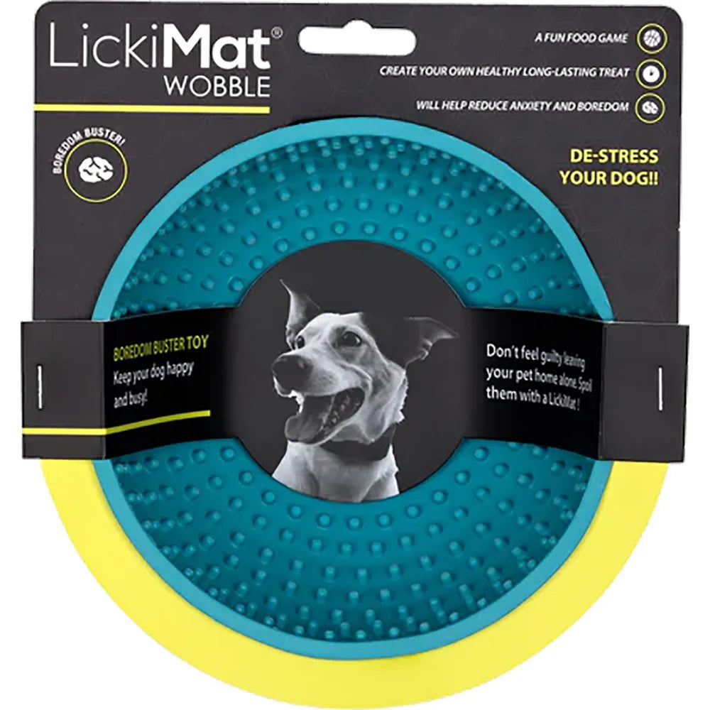 Lickimat Wobble Ljusblå