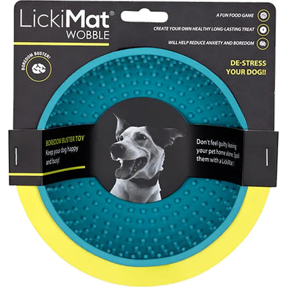 Lickimat Wobble Ljusblå