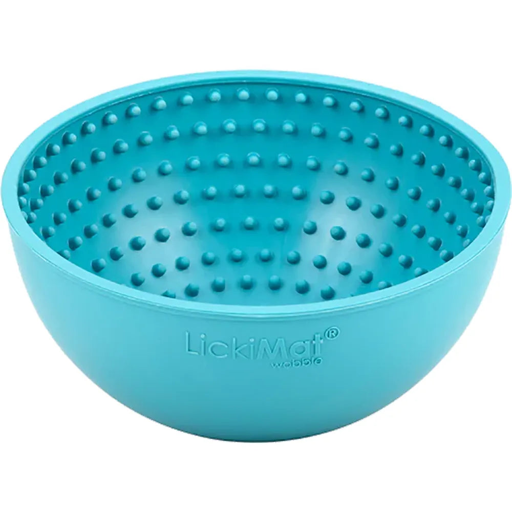 Lickimat Wobble Ljusblå