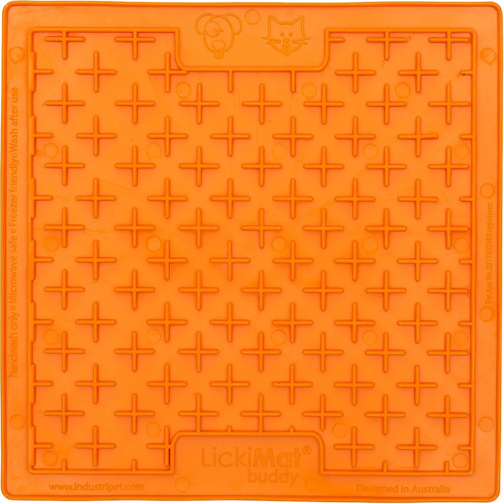 Lickimat Buddy Orange 20x20cm