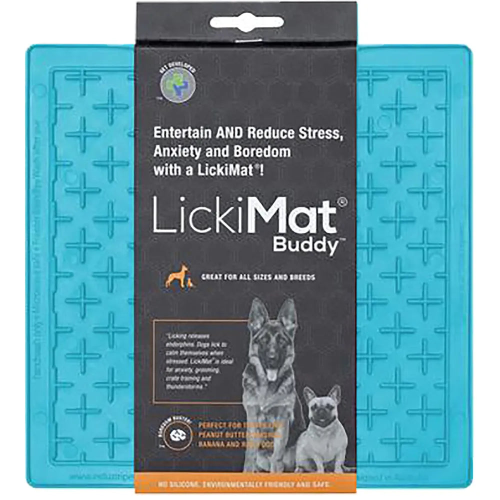 Lickimat Buddy Ljusblå 20x20cm