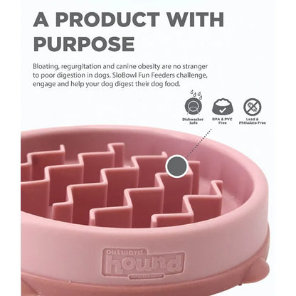 Outward Hound Fun Feeder Slo-bowl XS Mint