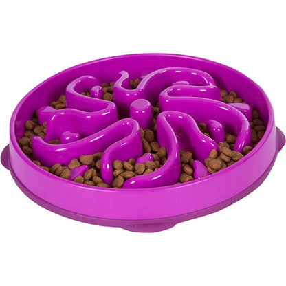 Outward Hound Fun Feeder Slo-bowl L Lila