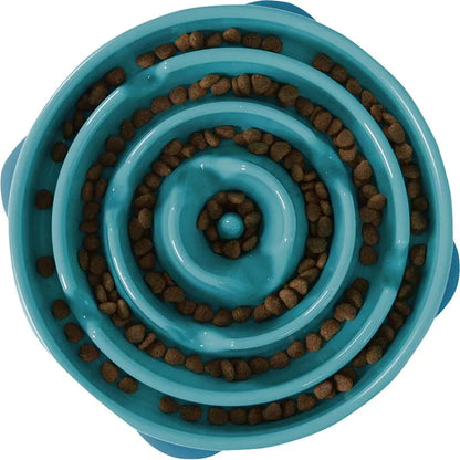 Outward Hound Fun Feeder Slo-bowl L Turkos