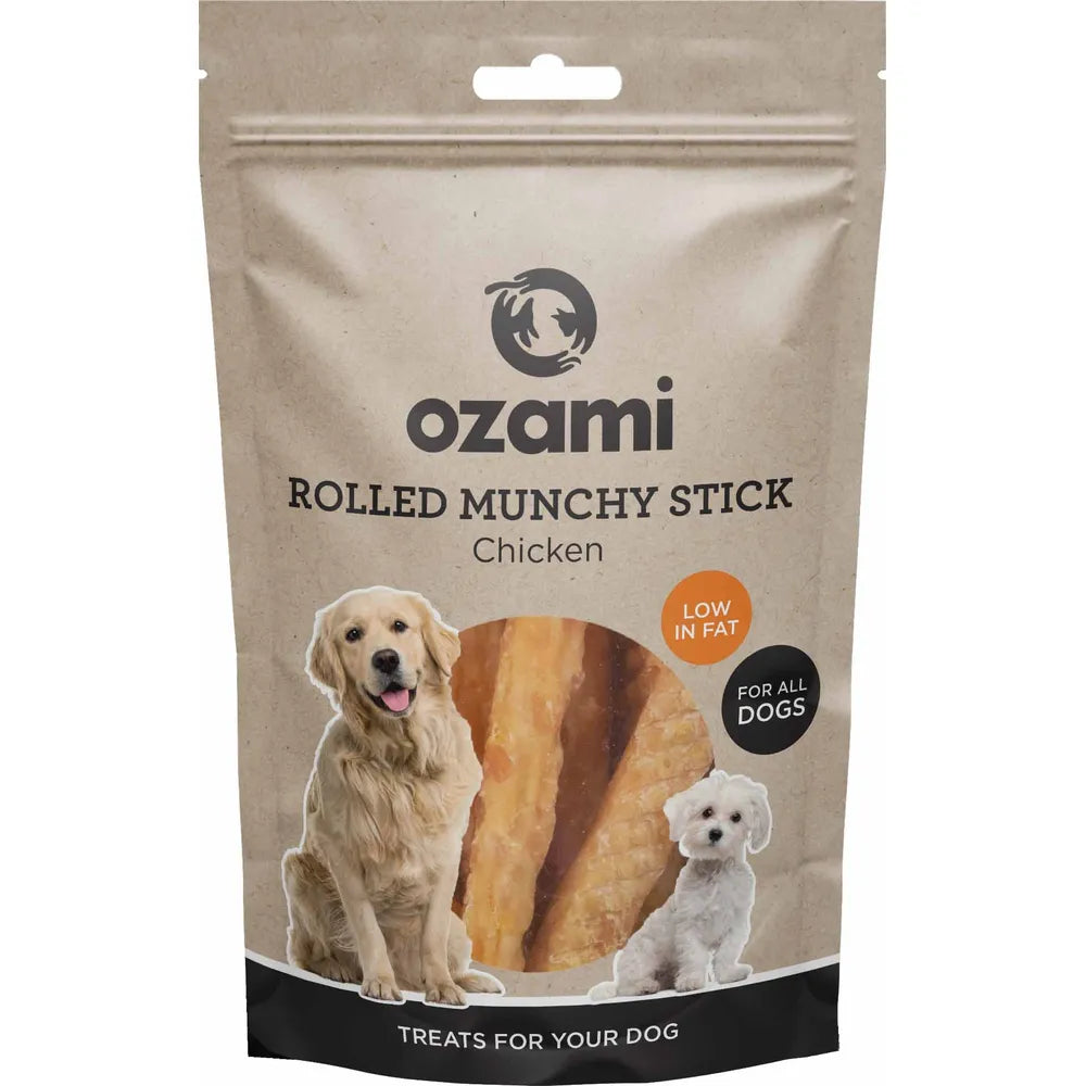 Ozami Chicken Rolled Munchy Stick 12cm 100g