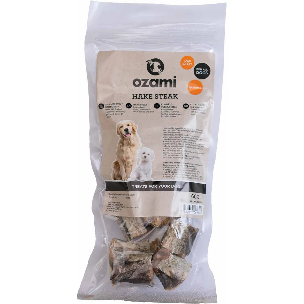 Ozami Dog Snack Hake Steak 60g