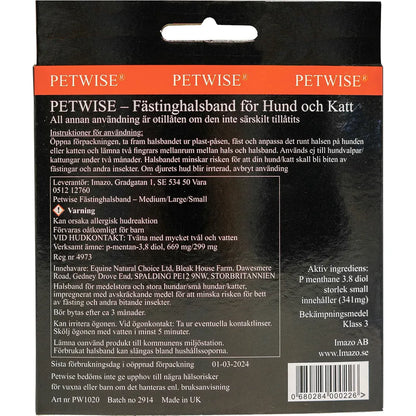 Petwise Fästinghalsband För Hund Small <40cm