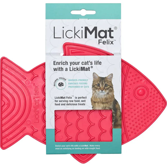 Lickimat Cat Felix Rosa
