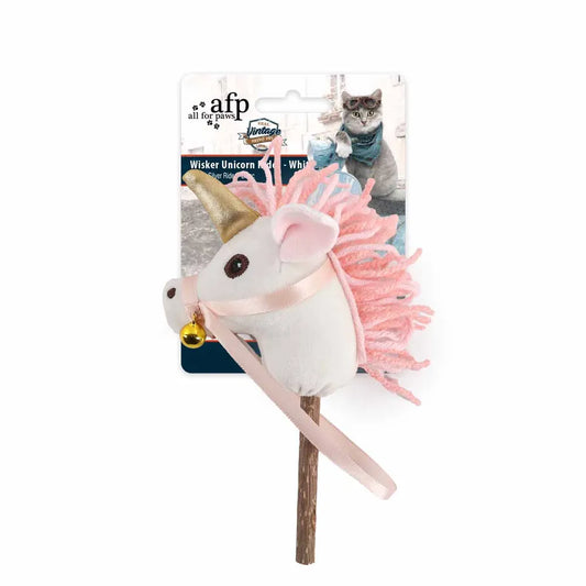 AFP Kattleksak Hobby Horse Silver Rider White