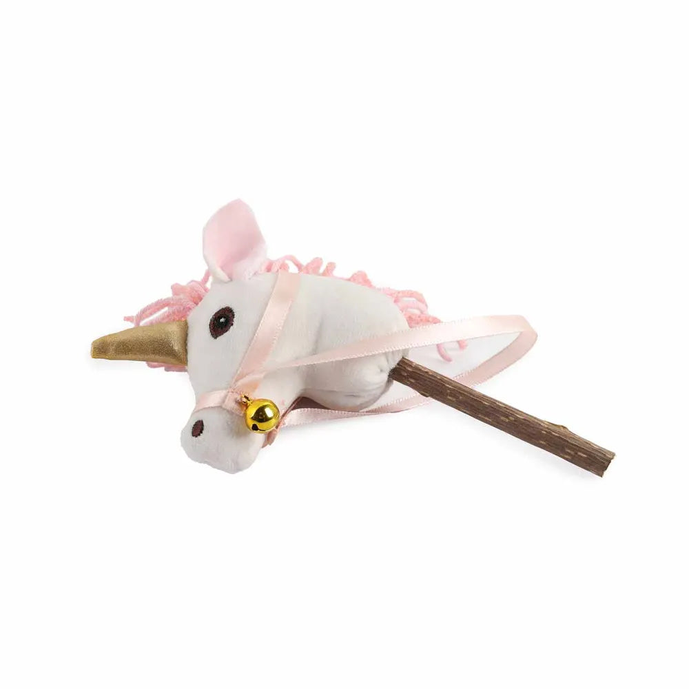 AFP Kattleksak Hobby Horse Silver Rider White