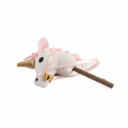 AFP Kattleksak Hobby Horse Silver Rider White