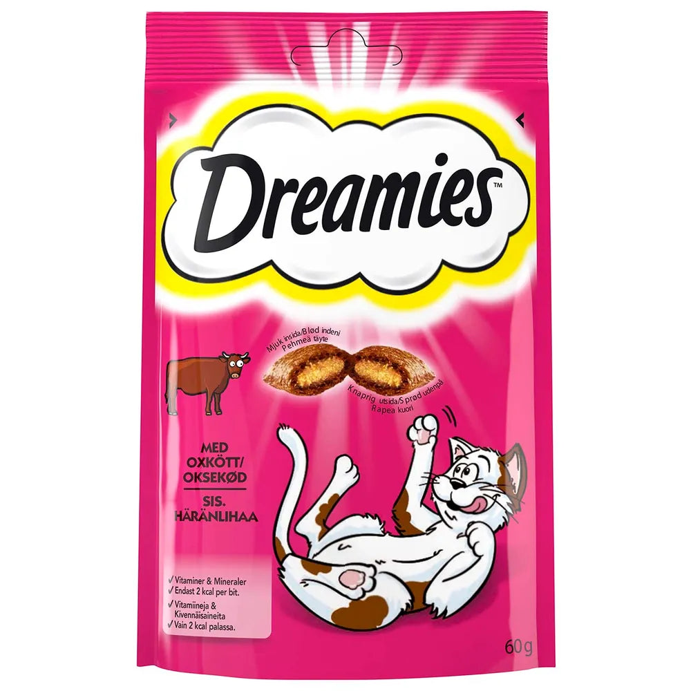 Dreamies Kattgodis Oxkött 60g