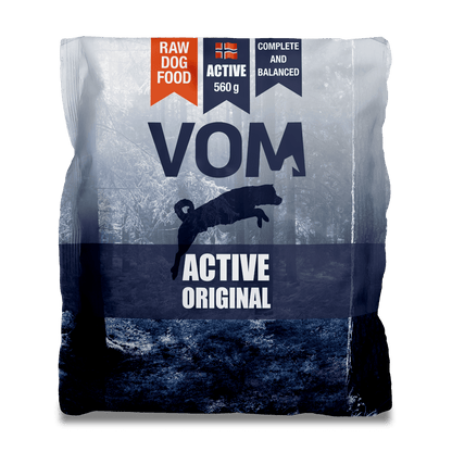 VOM og Hundemat Active Köttbullar