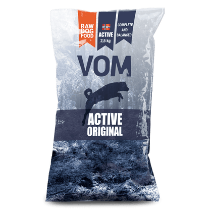 VOM og Hundemat Active Köttbullar