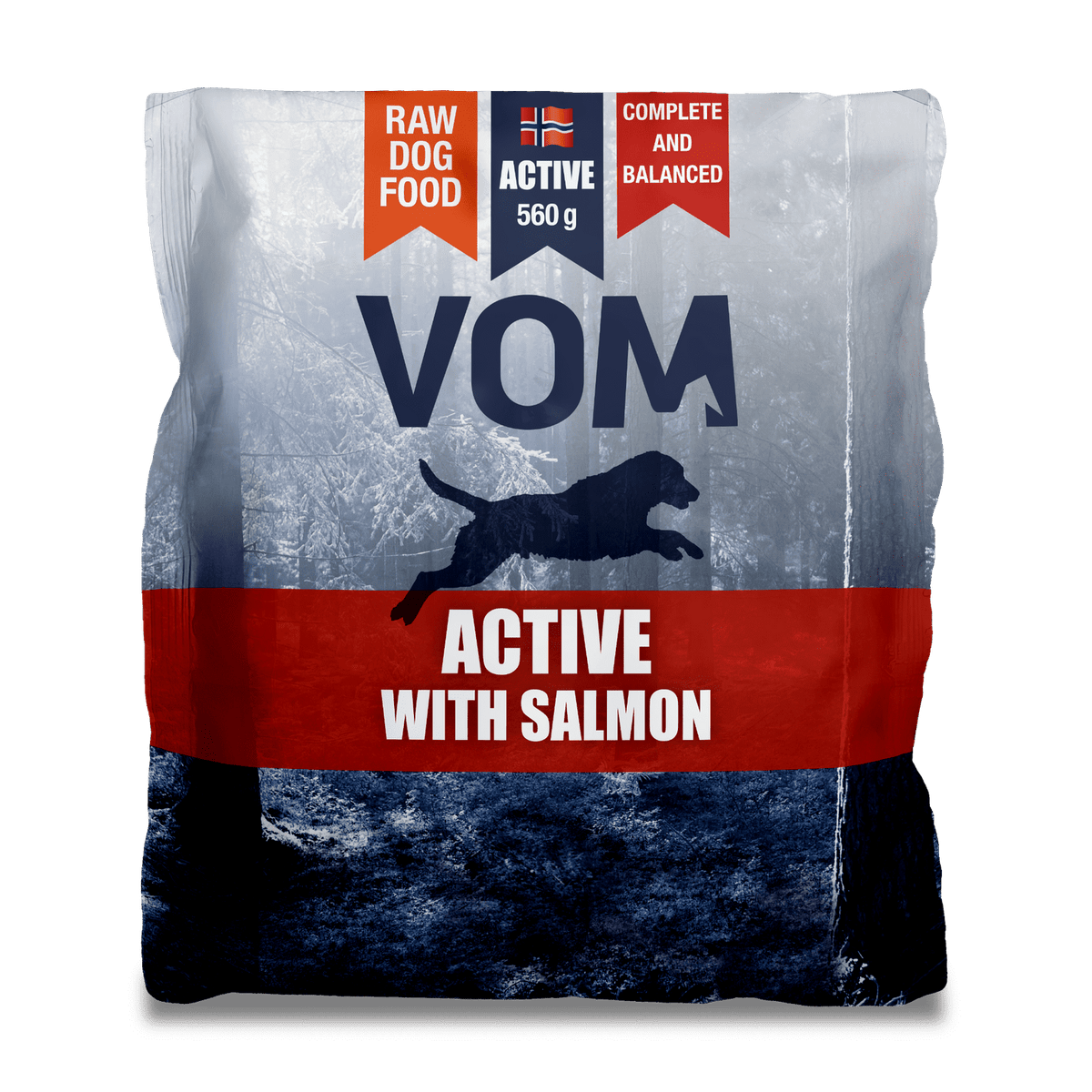 VOM og Hundemat Active Salmon Köttbullar