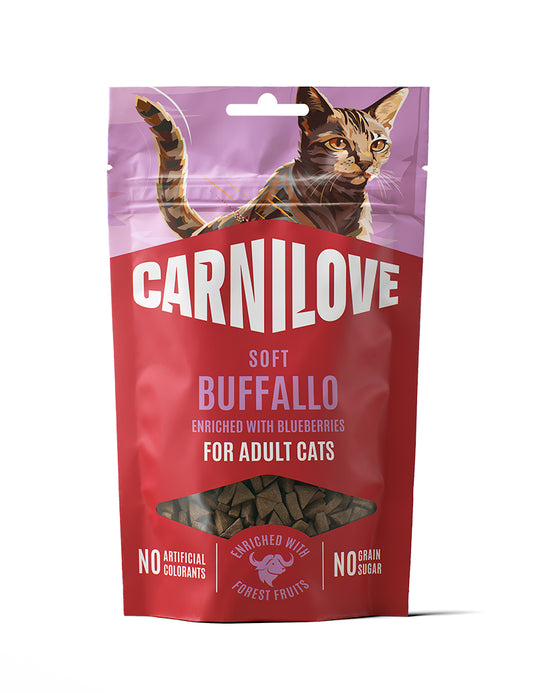 Carnilove Cat Soft Snack Buffallo Blueberries