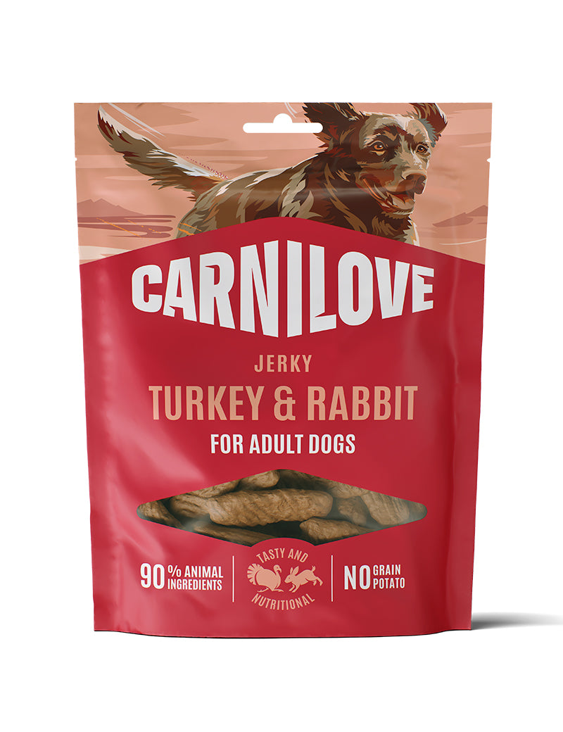 Carnilove Meat Jerky Turkey & Rabbit