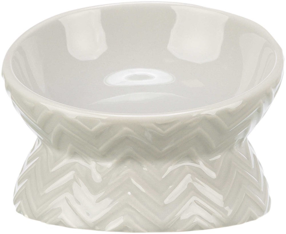 Trixie Ceramic Bowl Raised Light Taupe