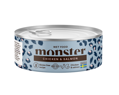 Monster Cat Adult Multi Protein Chicken & Salmon