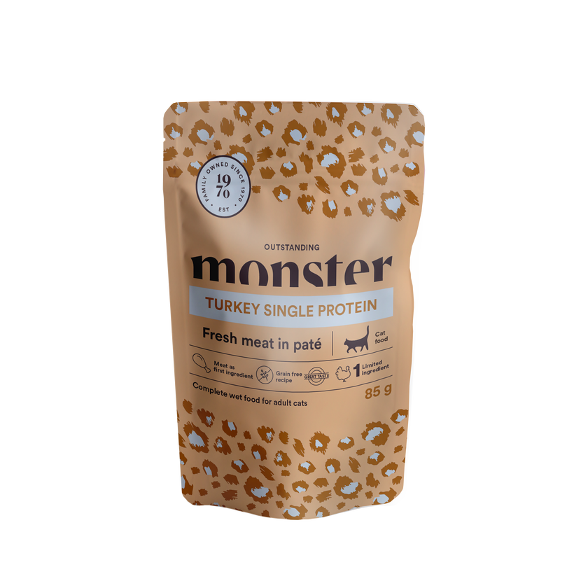 Monster Cat Pouches Adult Turkey