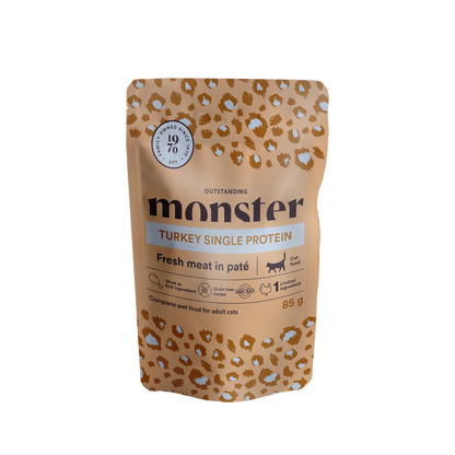 Monster Cat Pouches Adult Turkey