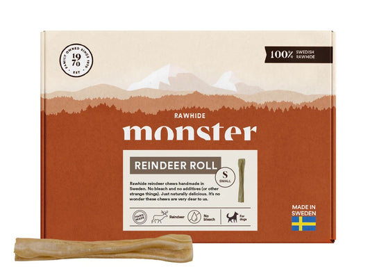 Monster Rawhide Reindeer Roll Box