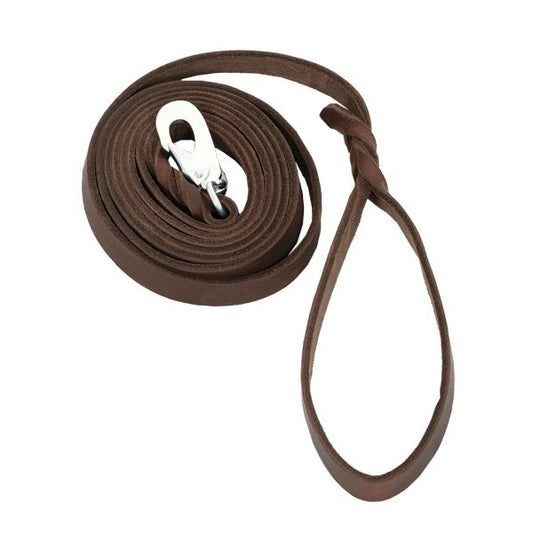 Globus Läderkoppel 300cm Brun