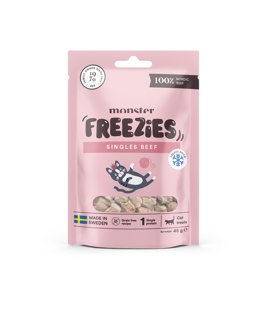 Monster Cat Freezies Singles Beef