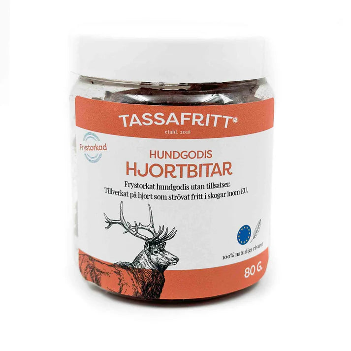 Tassafritt Frystorkade Hjortbitar