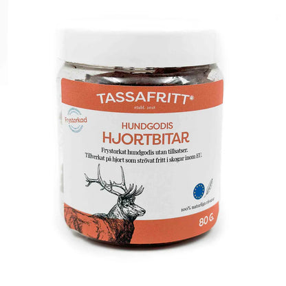 Tassafritt Frystorkade Hjortbitar