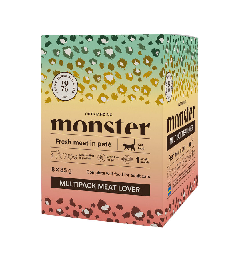 Monster Cat Pouches Adult Meat Lover