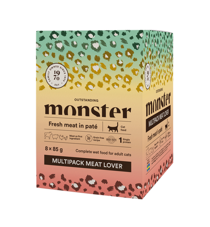 Monster Cat Pouches Adult Meat Lover