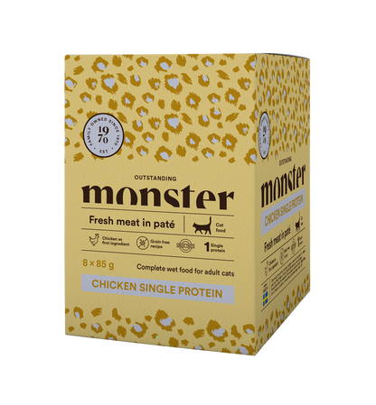 Monster Cat Pouches Adult Chicken