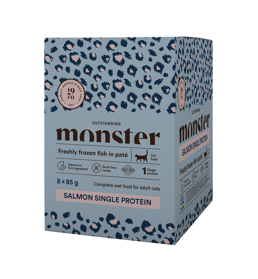 Monster Cat Pouches Adult Salmon