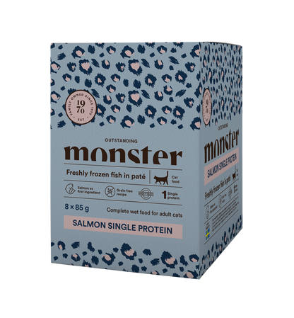Monster Cat Pouches Adult Salmon