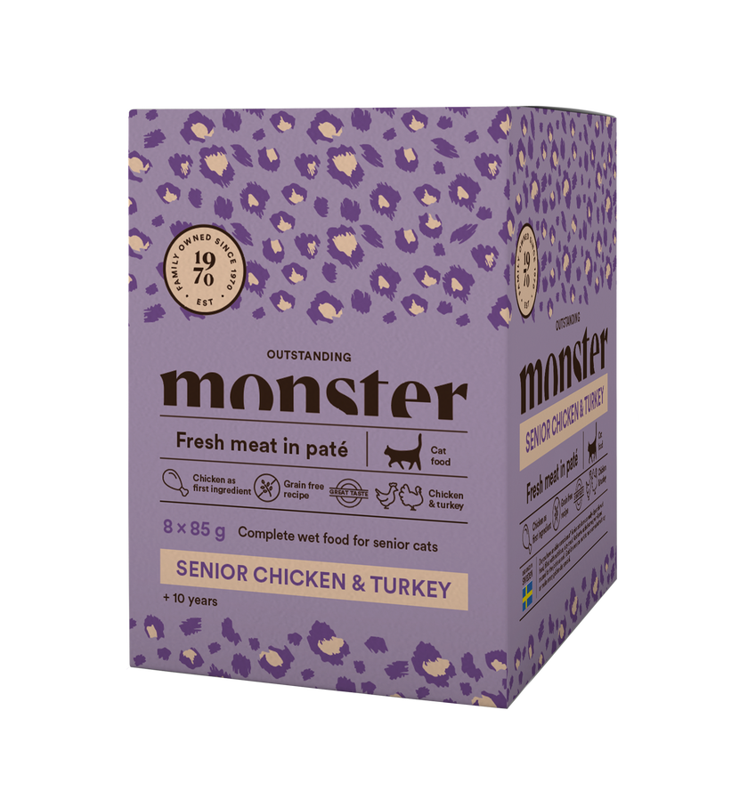Monster Cat Pouches Senior