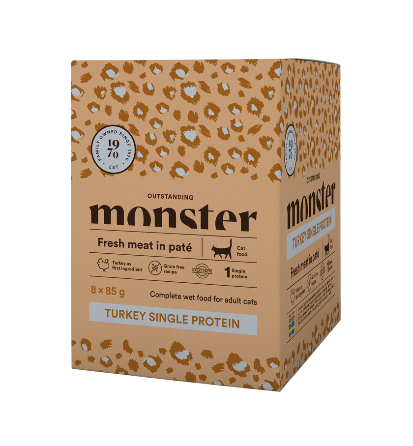 Monster Cat Pouches Adult Turkey