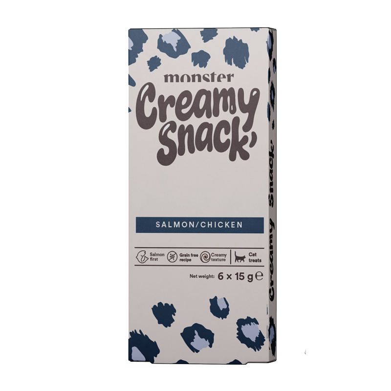 Monster Cat Creamy Snack Salmon/Chicken