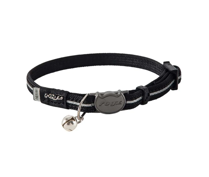 Rogz Alleycat Halsband XS Svart