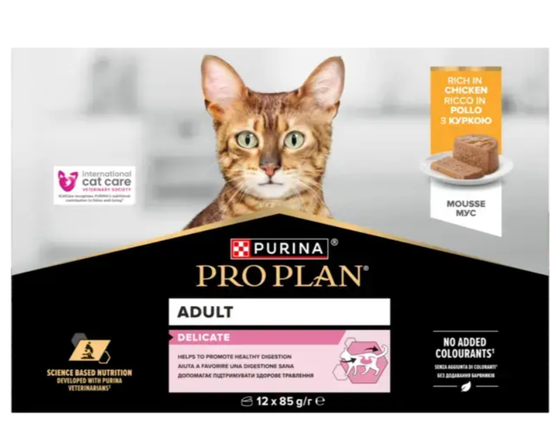Purina Pro Plan Cat Adult Delicate Mousse Chicken