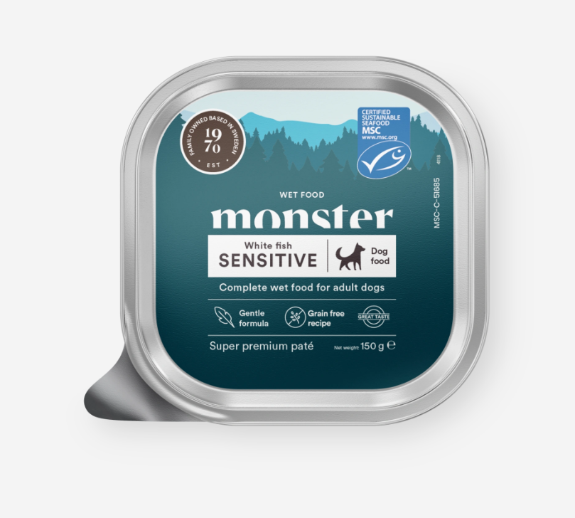 Monster Adult Sensitive Fish Paté