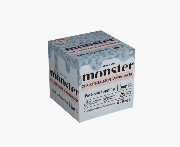 Monster Cat Panna Catta Chicken/Salmon