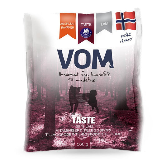 VOM og Hundemat Taste Lamm